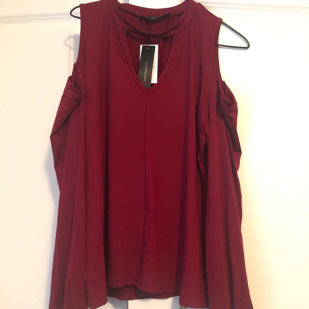 Cold Shoulder Blouse